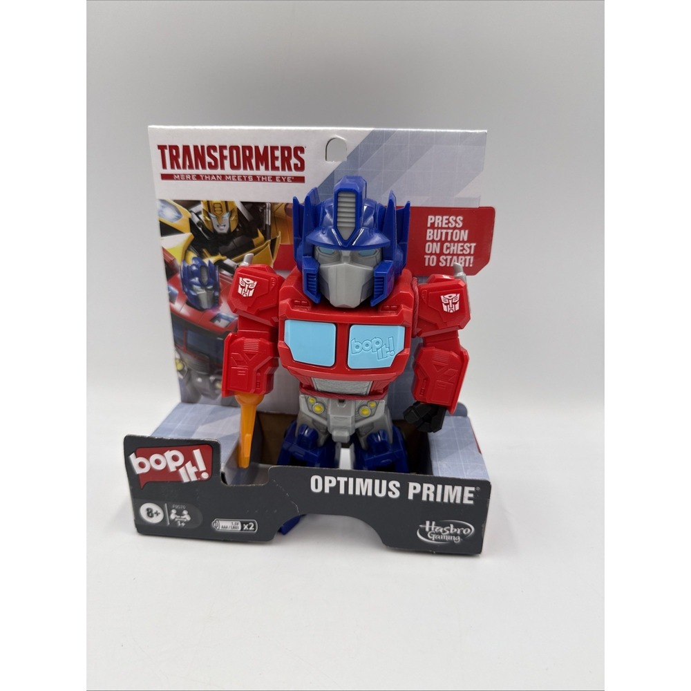 BOP IT! OPTIMUS PRIME TRANSFORMER EDITION GAME KIDS COLLECTORS TOY NEW